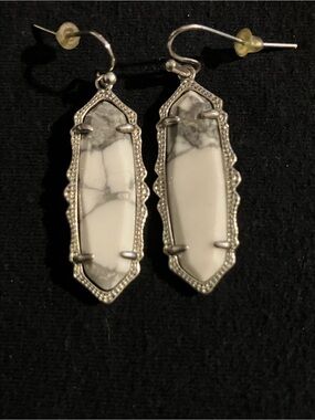 Kendra Scott White Howlite Mystic Bazaar Francie Earrings